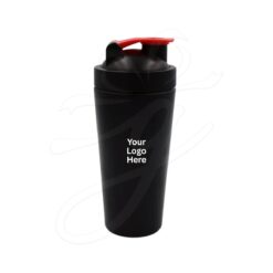 Black Protein Shaker Bottle