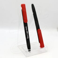 Black Red Plastic Pen