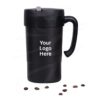 Black Travel Coffee Mug