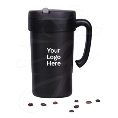 Black Travel Coffee Mug