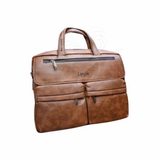 Brown Office Leather Bag