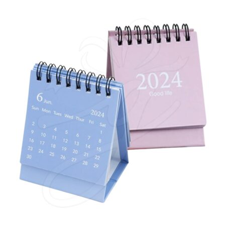 Compact Spiral Desk Calendar