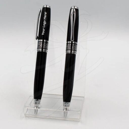 Custom Logo Black Pen