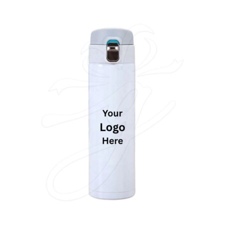 Flip-Top White Sports Bottle