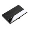 Leather Finish Metal Credit Card Holder