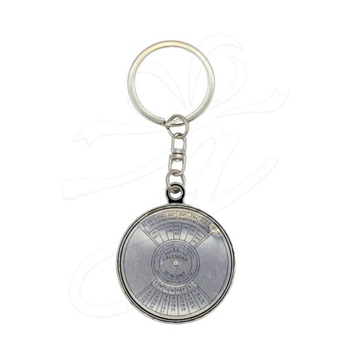 Metal Calendar Keychain
