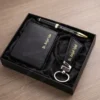 Personalized Wallet, Keychain, and Pen Gift Set