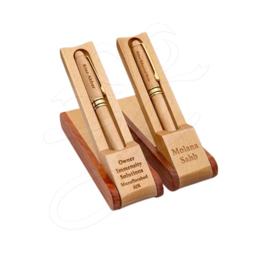 Personalized Wooden Pen and Box Set - Image 3