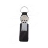 Premium Black Leather Keychain