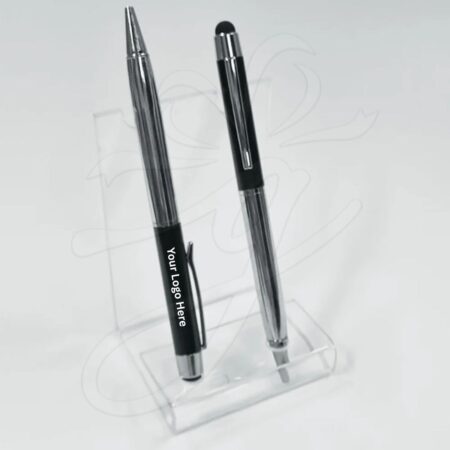 Silver and Black Stylus Pen