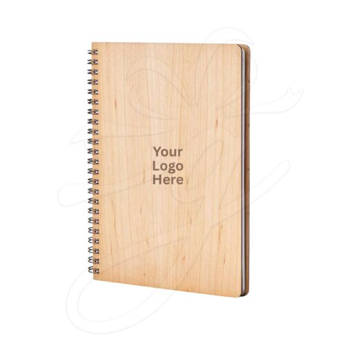 Spiral Wooden Cover Notebook