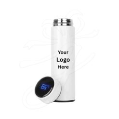 Temperature Display Bottle White