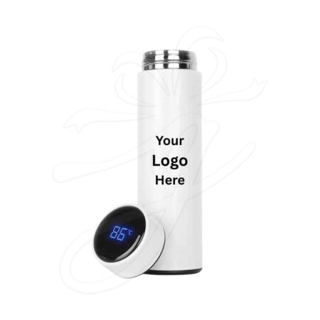 Temperature Display Bottle White