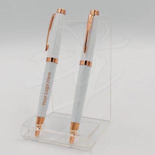 White Gold Executive Pen