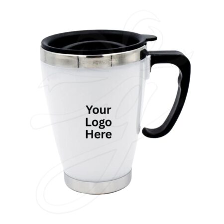 White Insulated Coffee Mug