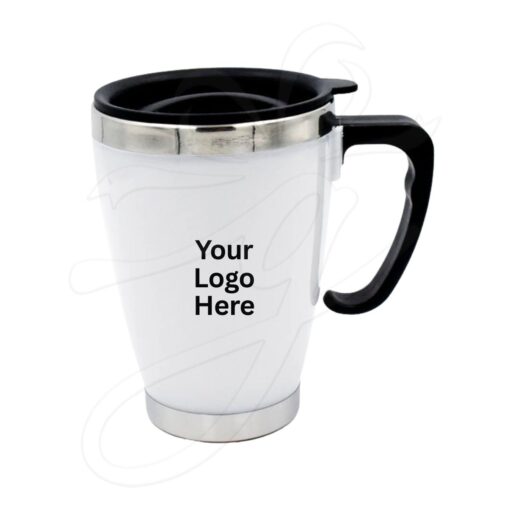 White Insulated Coffee Mug