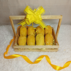 Fresh Mango Wooden Basket