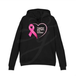 Breast Cancer Awareness Black Hoodie