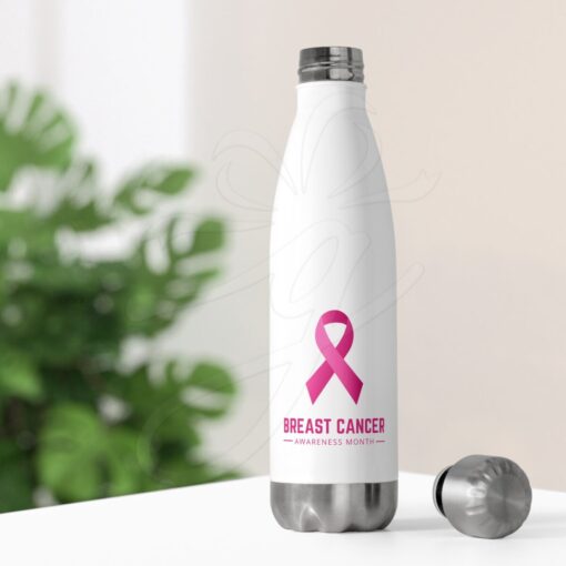 Breast Cancer Awareness Metal Bottle