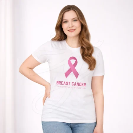 Breast Cancer Awareness T-Shirt Girl