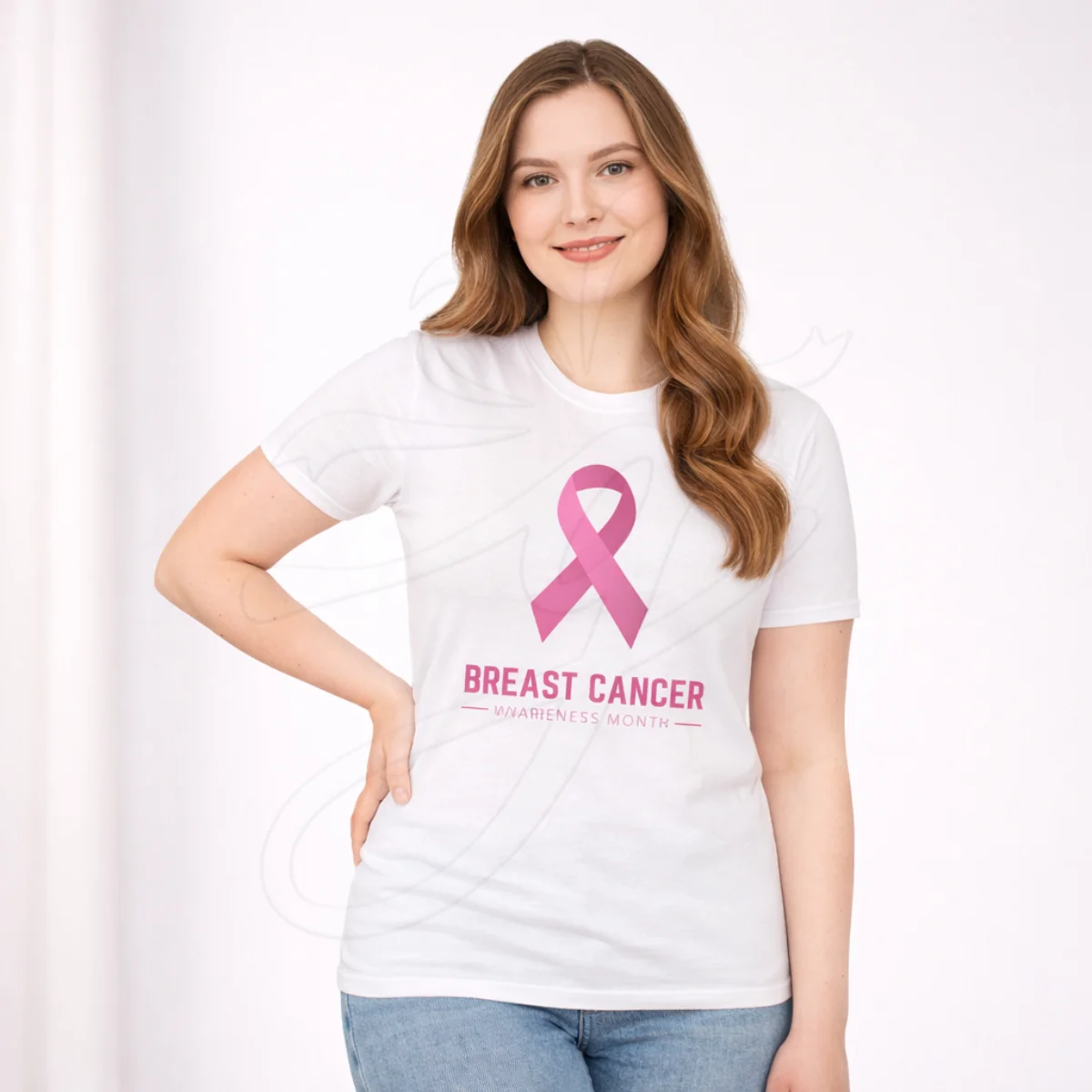 Breast Cancer Awareness T-Shirt Girl