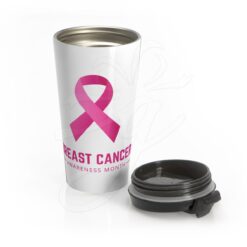 Breast Cancer Awareness Travel Mug