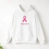 Breast Cancer Awareness White Hoodie