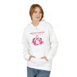 Breast Cancer Awareness White Hoodies