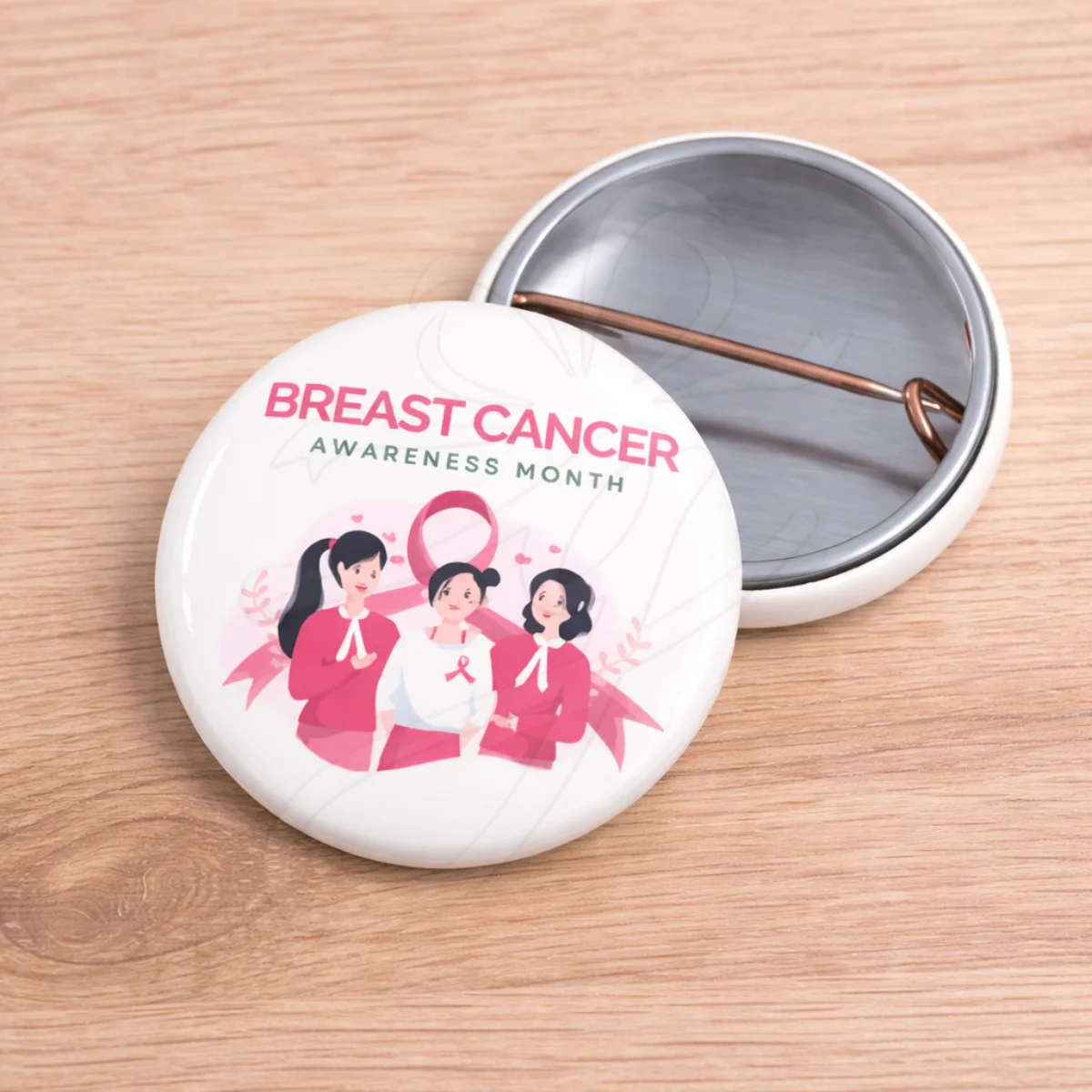 Breast Cancer Support Pin Badge