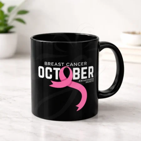October Breast Cancer Awareness Mug
