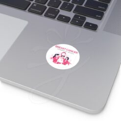 Pink October Awareness Round Stickers