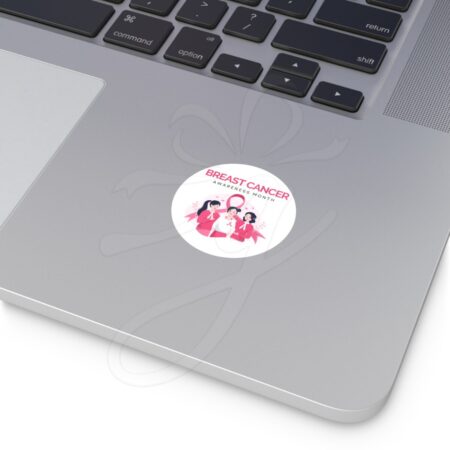 Pink October Awareness Round Stickers