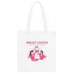 Pink October Awareness Tote Bag