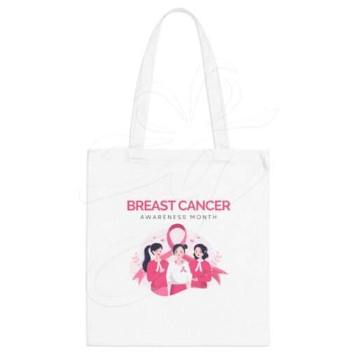 Pink October Awareness Tote Bag