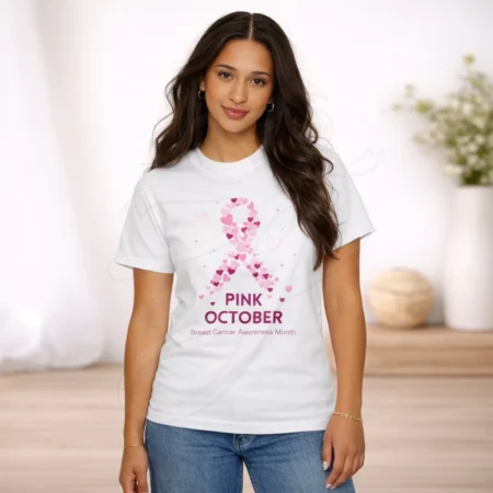 Pink October Support T-Shirt Girl