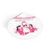 Pinktober Awareness Round Stickers