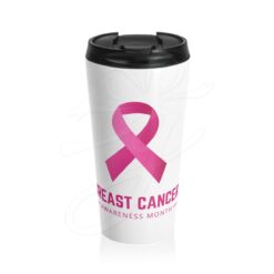 Pinktober Awareness Travel Mug