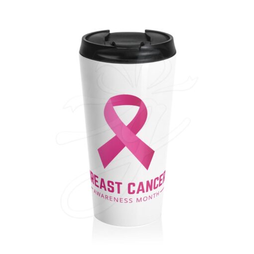 Pinktober Awareness Travel Mug