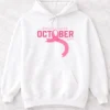 Pinktober Awareness White Hoodie