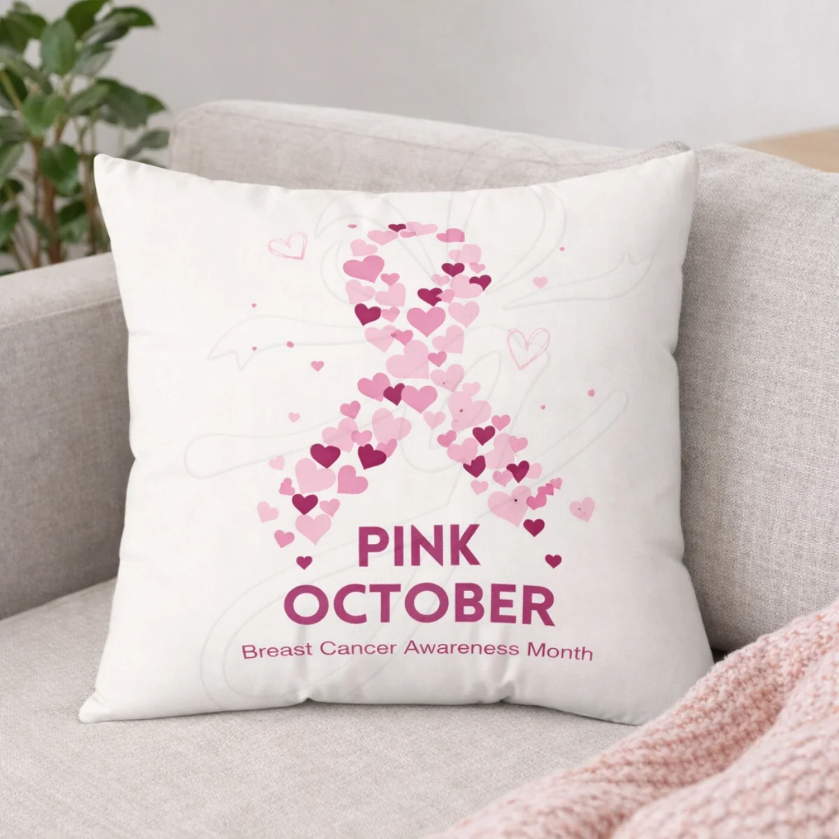 Pinktober Pillow