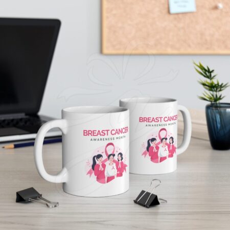 Women Breast Cancer Awareness Mug