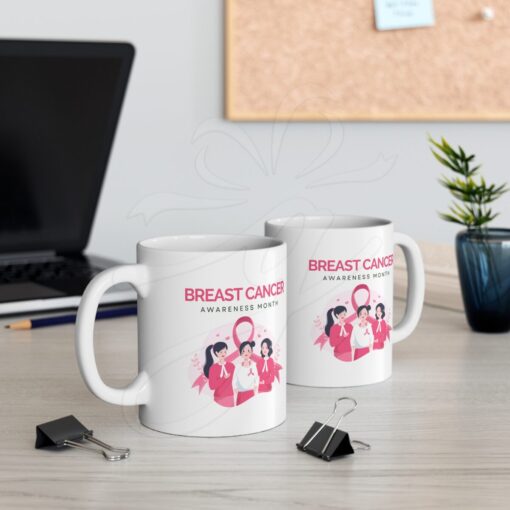 Women Breast Cancer Awareness Mug