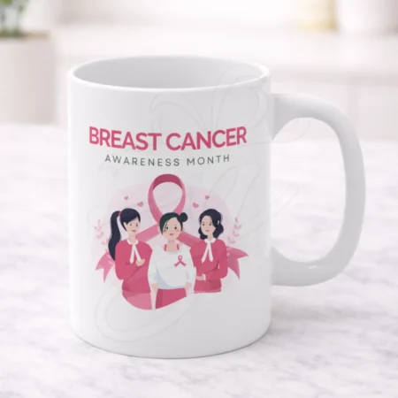 Women Breast Cancer Mug