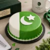 Pakistan Flag Cake