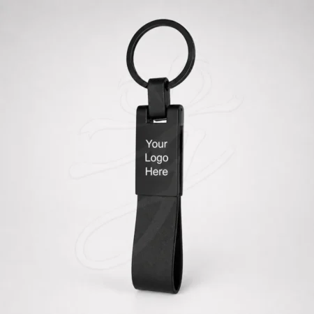 Executive Leather Keychain
