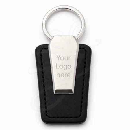 Leather Metal Keychain