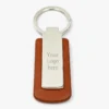 Metal Leather Keychain