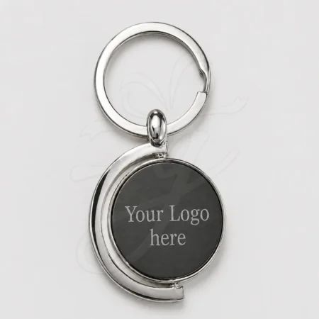 Round Metal Keychain