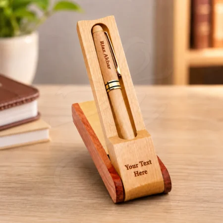 Wooden Pen Holder