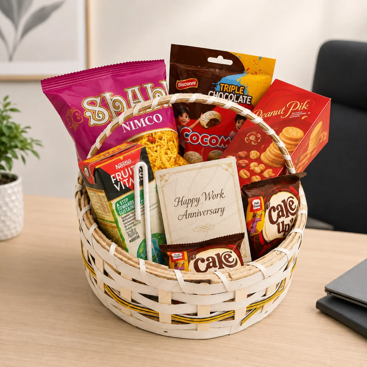 Work Anniversary Treat Basket